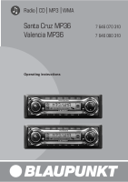 Blaupunkt Santa-Cruz-MP-36 - Owners Manual